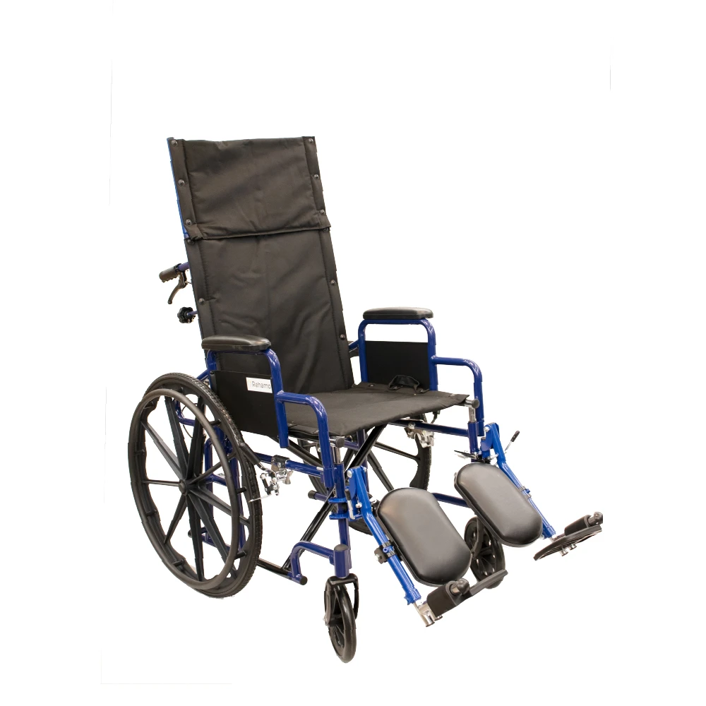 Foldable M-Steel Frame Reclining Self-Propelling Wheelchair