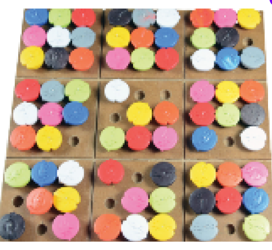 tactile sudoku board puzzle