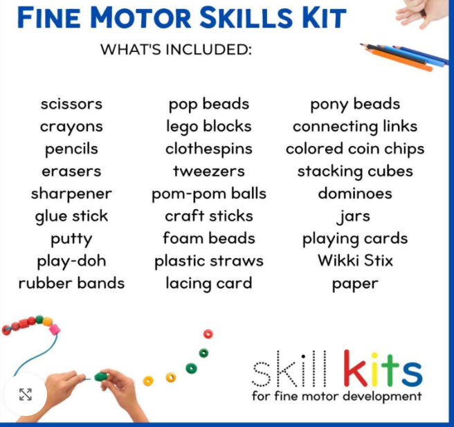 Fine Motor Activity Materials u2013 Motor Skills Toys and Learning Kit