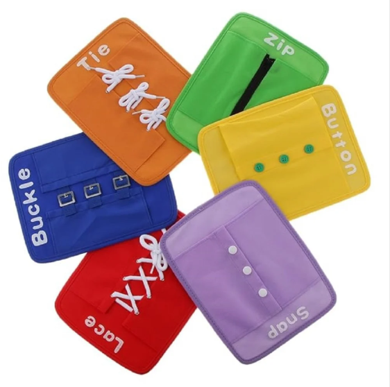 Zipper boards For children with special needs